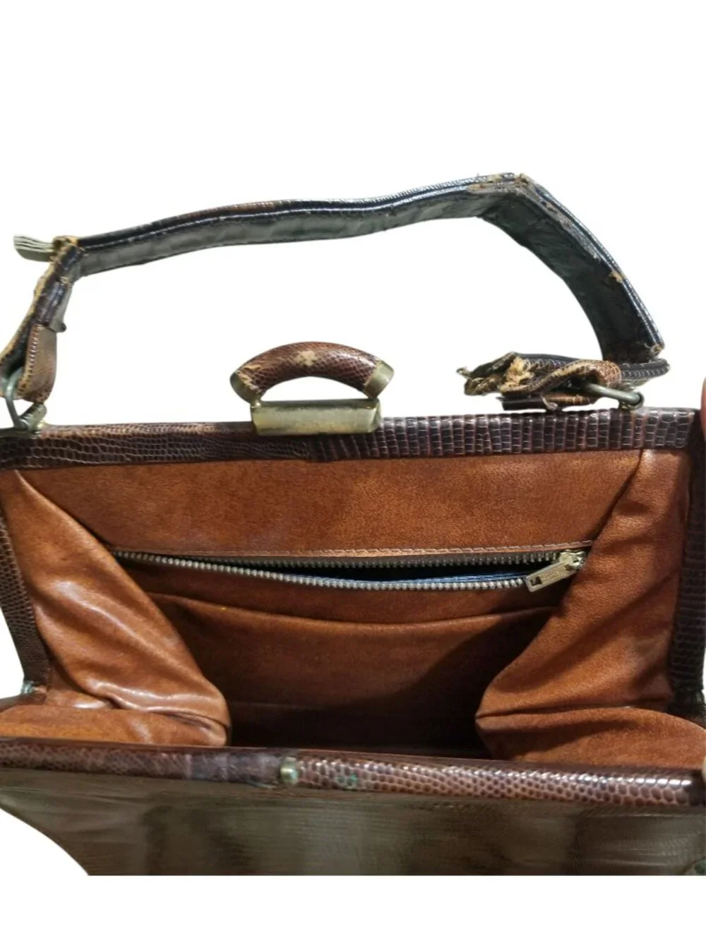 Lizard & Alligator Purses 40s-50s For Display, Costumes, or Use w/Strap Repair